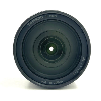 【全額返金保証】【最速発送】TAMRON 18-200mm F/3.5-6.3 Di III VC (Model B011) ブラック [ソニー用] 美品 動作確認済
