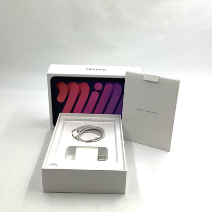 【全額返金保証】【最速発送】Apple iPad mini 8.3インチ 第6世代 64GB パープル WiFi+Cellular SIMフリー 白ロム 動作確認済