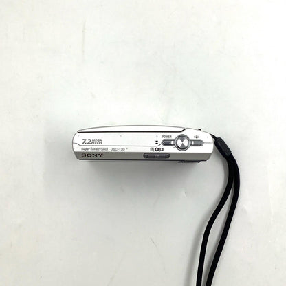 【全額返金保証】【最速発送】Sony コンパクトデジタルカメラ Cyber-shot DSC-T30 シルバー 美品 動作確認済