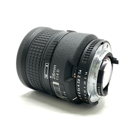 【全額返金保証】【最速発送】Nikon AI AF Nikkor 28mm F1.4D 美品 動作確認済