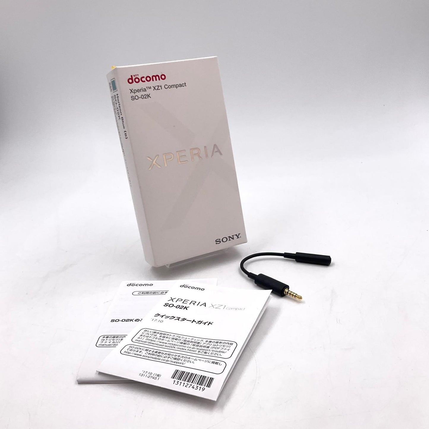 【全額返金保証】【最速発送】Sony Xperia XZ1 Compact 32GB Horizon Blue docomo SO-02K 白ロム 動作確認済