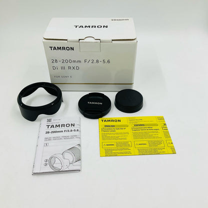 【全額返金保証】【最速発送】TAMRON 28-200mm F/2.8-5.6 Di III RXD (Model A071) 美品 動作確認済
