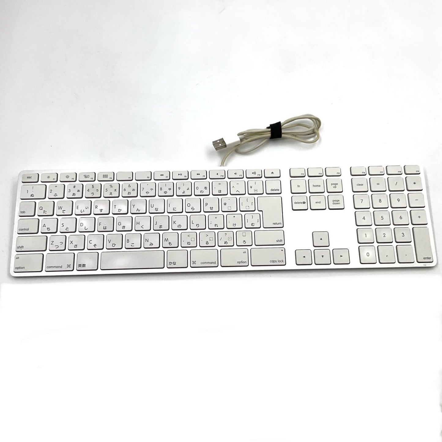 【全額返金保証】【最速発送】Apple Keyboard (JIS) MB110J/B A1243 美品 動作確認済