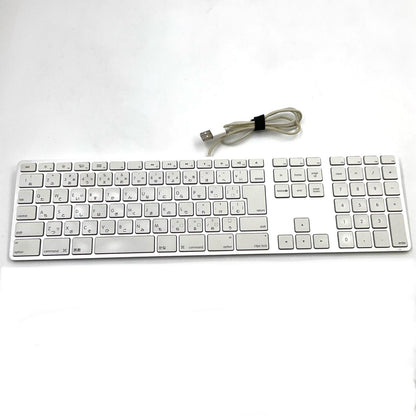 【全額返金保証】【最速発送】Apple Keyboard (JIS) MB110J/B A1243 美品 動作確認済