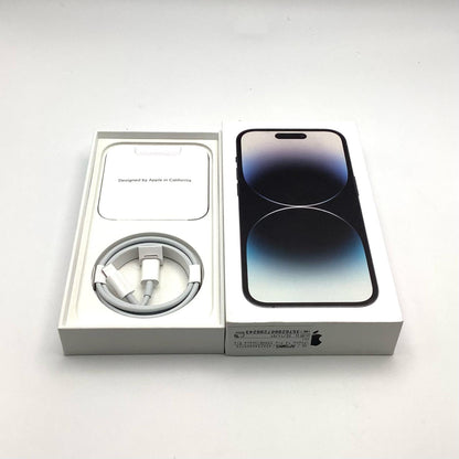 【全額返金保証】【最速発送】Apple iPhone iPhone 14 Pro 256GB スペースブラック Softbank 白ロム 動作確認済 85%