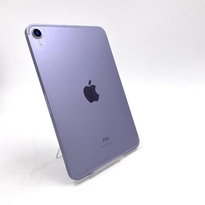 【全額返金保証】【最速発送】Apple iPad mini 8.3インチ 第6世代 256GB パープル WiFi+Cellular au 白ロム 美品 動作確認済
