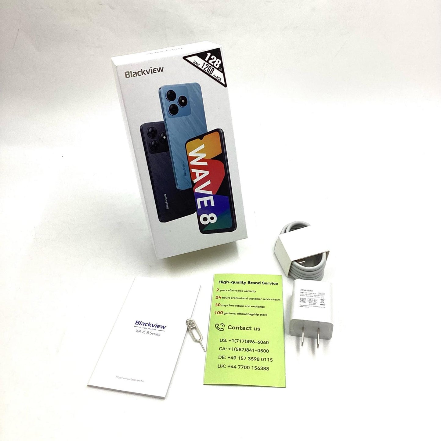【全額返金保証】【最速発送】Blackview WAVE8 128GB black SIMフリー 白ロム 超美品 動作確認済