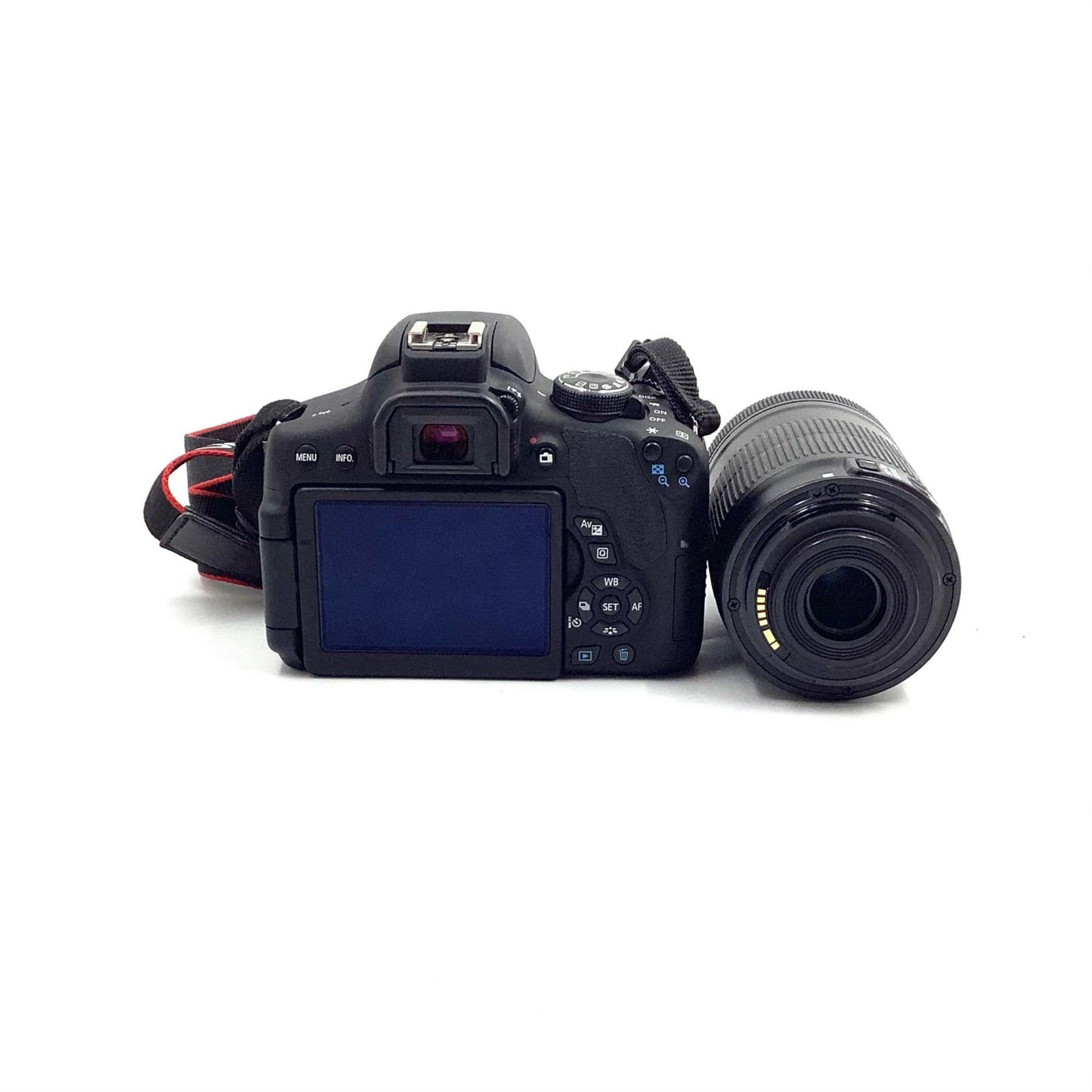 【全額返金保証】【最速発送】Canon デジタル一眼 EOS Kiss X8i ダブルズームキット ブラック 美品 動作確認済