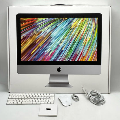 【全額返金保証】【最速発送】Apple iMac 21.5インチ デュアルコア intel core i5 8GB HDD 1TB シルバー 美品 動作確認済