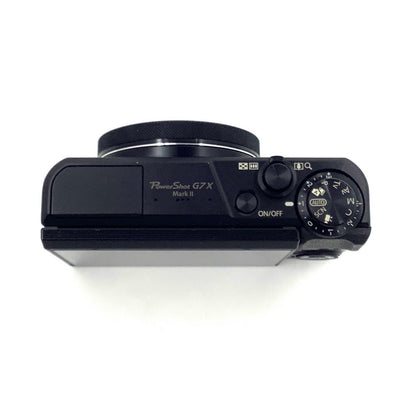 【全額返金保証】【最速発送】Canon コンパクトデジタルカメラ PowerShot G7 X Mark II 美品 動作確認済