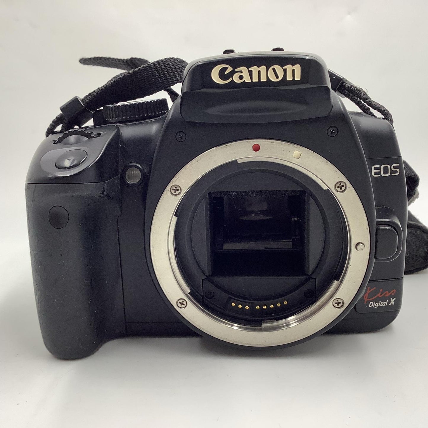 【最速発送】Canon デジタル一眼 EOS Kiss デジタル X ボディ ブラック【難有】