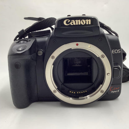 【最速発送】Canon デジタル一眼 EOS Kiss デジタル X ボディ ブラック【難有】