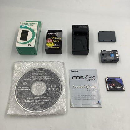 【最速発送】Canon デジタル一眼 EOS Kiss デジタル X ボディ ブラック【難有】
