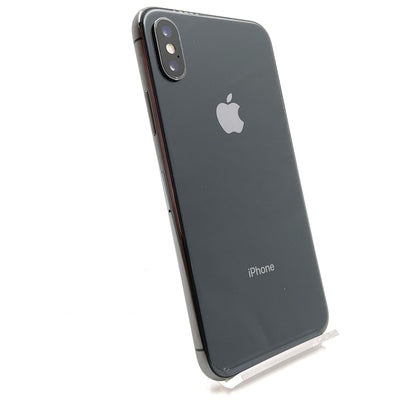 【全額返金保証】【最速発送】Apple iPhone iPhone X 256GB スペースグレイ Softbank 白ロム 動作確認済 84%