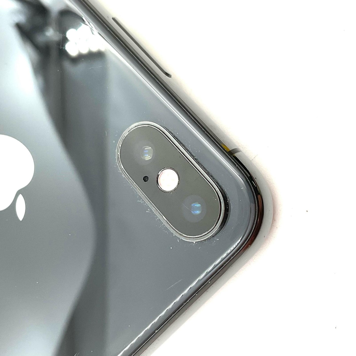 【全額返金保証】【最速発送】Apple iPhone iPhone X 256GB スペースグレイ Softbank 白ロム 動作確認済 84%