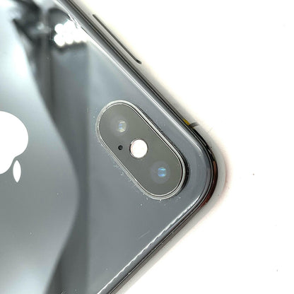 【全額返金保証】【最速発送】Apple iPhone iPhone X 256GB スペースグレイ Softbank 白ロム 動作確認済 84%