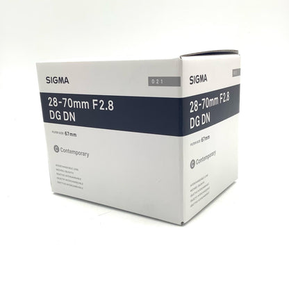 【全額返金保証】【最速発送】SIGMA 28-70mm F2.8 DG DN [ソニーE用] 新品未開封 即納OK