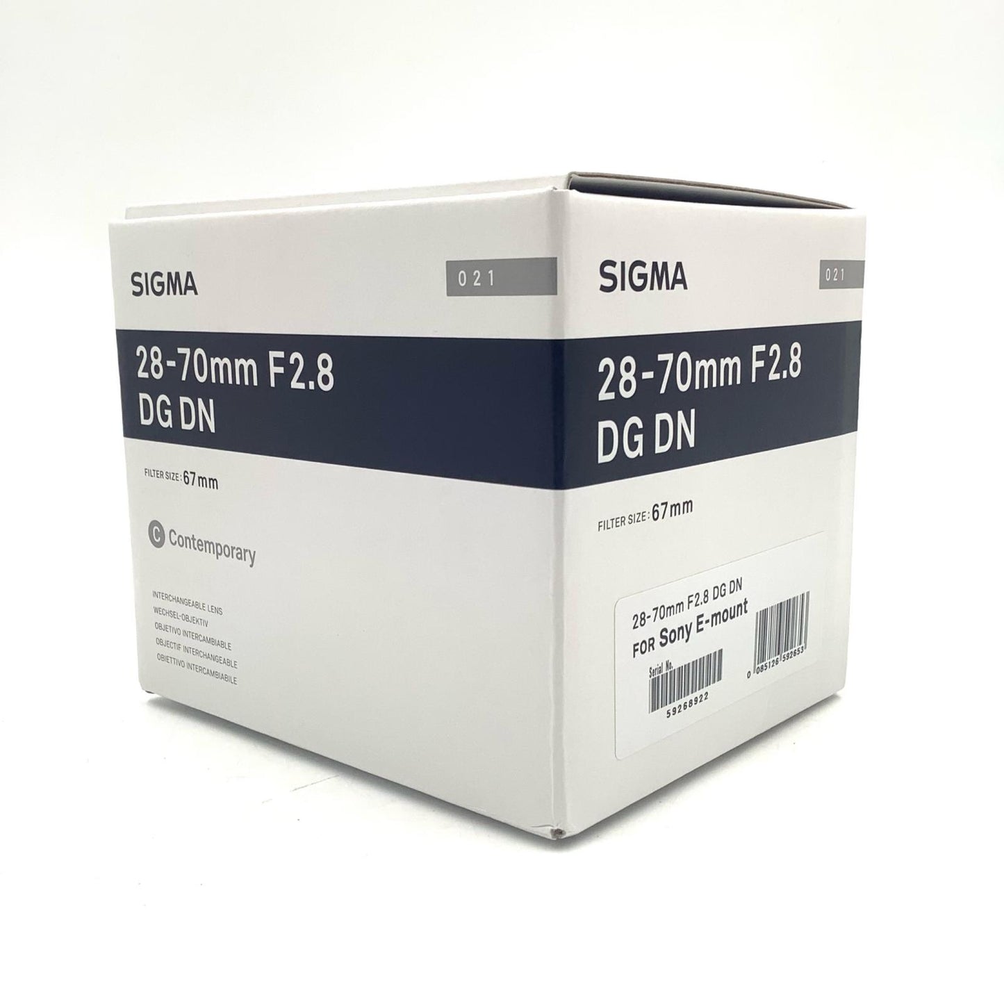 【全額返金保証】【最速発送】SIGMA 28-70mm F2.8 DG DN [ソニーE用] 新品未開封 即納OK