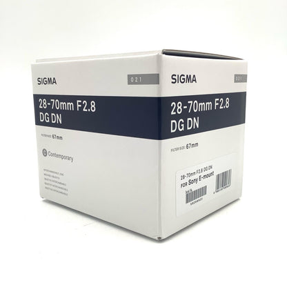 【全額返金保証】【最速発送】SIGMA 28-70mm F2.8 DG DN [ソニーE用] 新品未開封 即納OK