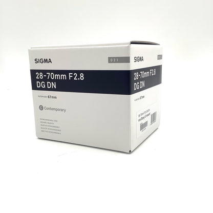 【全額返金保証】【最速発送】SIGMA 28-70mm F2.8 DG DN [ソニーE用] 新品未開封 即納OK