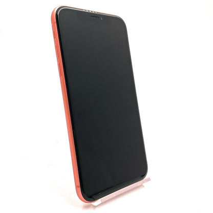 【全額返金保証】【最速発送】Apple iPhone iPhone XR 128GB コーラル Softbank 白ロム 動作確認済 100%