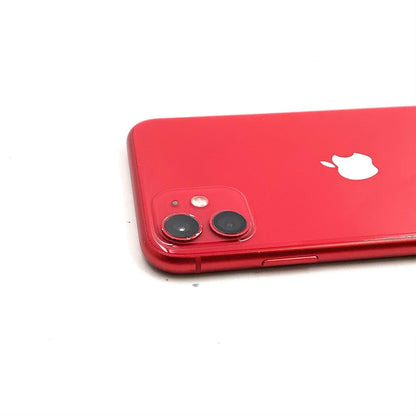 【全額返金保証】【最速発送】Apple iPhone iPhone 11 128GB (PRODUCT)RED au 白ロム 動作確認済 80%