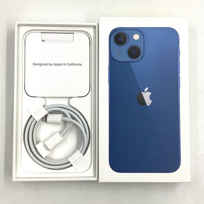 【全額返金保証】【最速発送】Apple iPhone iPhone 13 mini 256GB ブルー 楽天モバイル 白ロム 動作確認済 82%