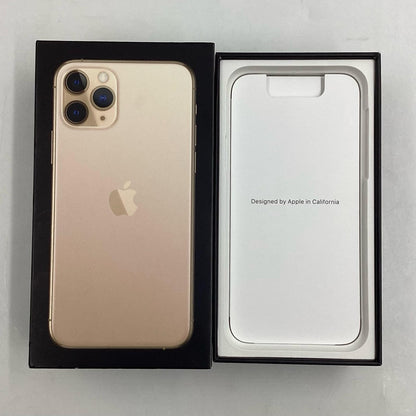 【全額返金保証】【最速発送】Apple iPhone iPhone 11 Pro 256GB ゴールド Softbank 白ロム 動作確認済 78%
