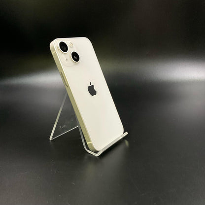 【全額返金保証】【最速発送】Apple iPhone iPhone 13 mini 128GB スターライト au SIMフリー 白ロム 美品 動作確認済 80%