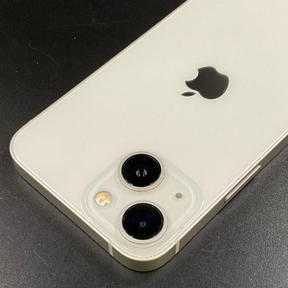 【全額返金保証】【最速発送】Apple iPhone iPhone 13 mini 128GB スターライト au SIMフリー 白ロム 美品 動作確認済 80%