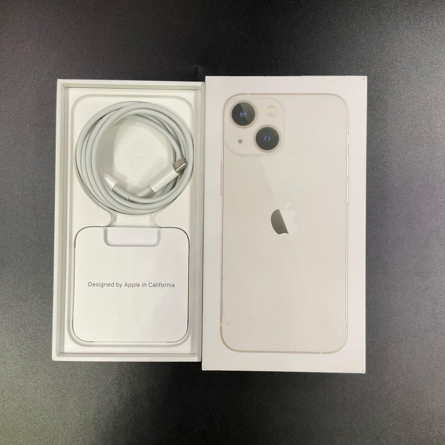 【全額返金保証】【最速発送】Apple iPhone iPhone 13 mini 128GB スターライト au SIMフリー 白ロム 美品 動作確認済 80%