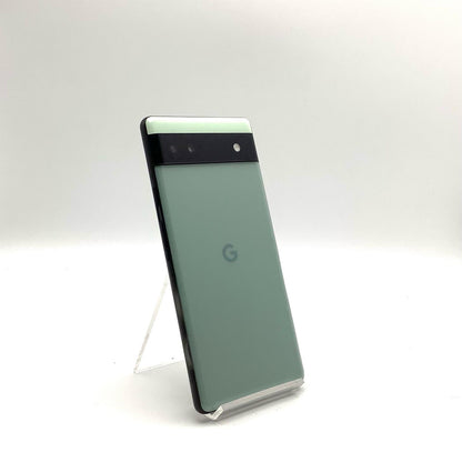 【最速発送】Google Pixel 6a 128GB セージ au SIMフリー GB17L 白ロム【難有】