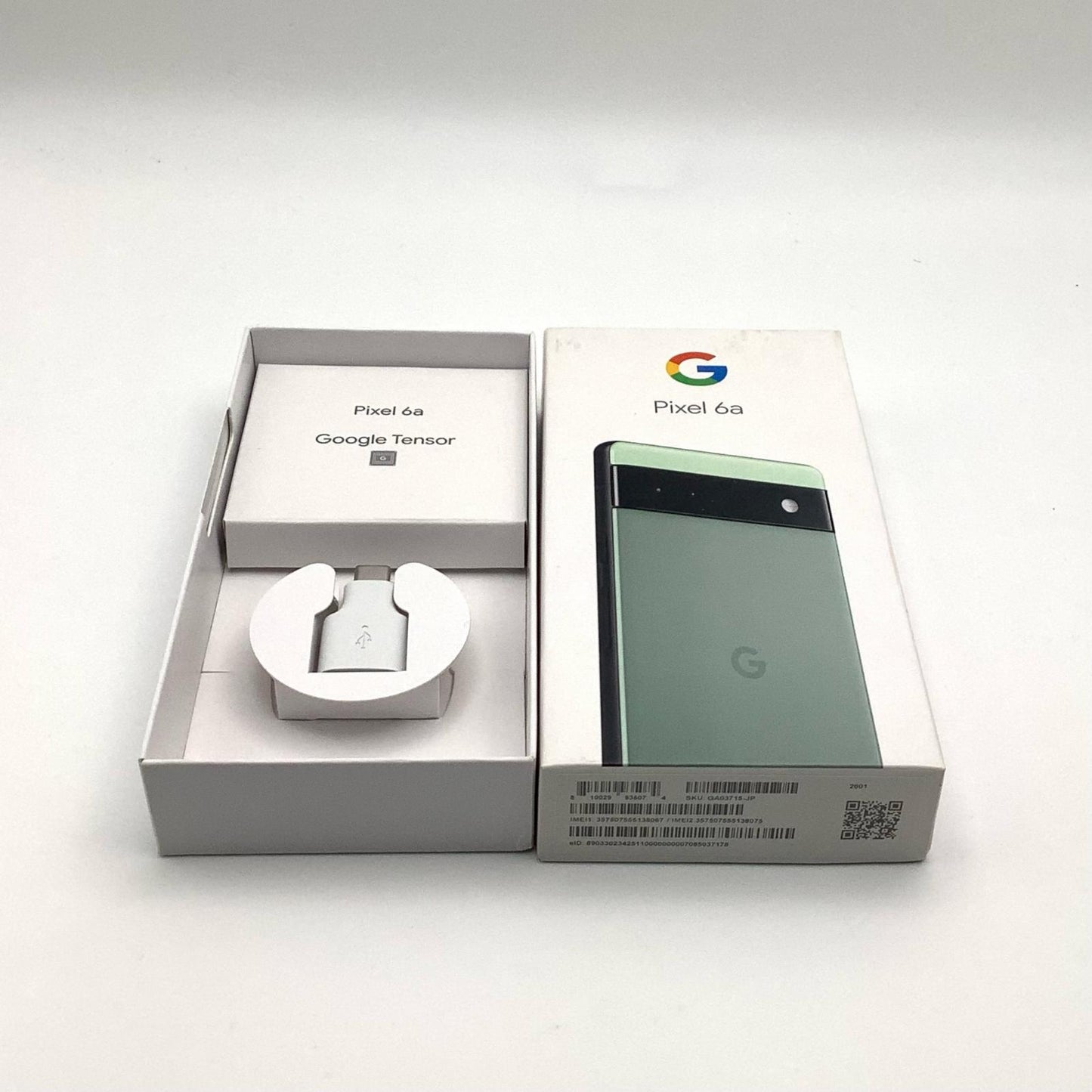 【最速発送】Google Pixel 6a 128GB セージ au SIMフリー GB17L 白ロム【難有】