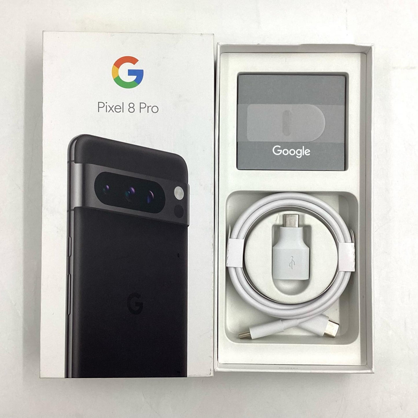 【全額返金保証】【最速発送】Google Pixel 8　Pro 128GB オビシディアン SIMフリー GE9DP 白ロム 美品 動作確認済