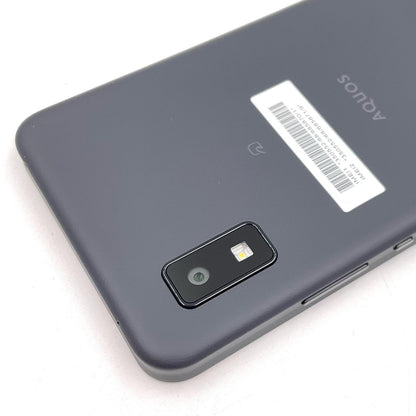 【全額返金保証】【最速発送】SHARP AQUOS Wish 64GB チャコール Softbank SIMフリー A103SH 白ロム 超美品 動作確認済