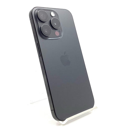 【全額返金保証】【最速発送】Apple iPhone iPhone 15 Pro 256GB ブラックチタニウム SIMフリー 白ロム 美品 動作確認済 81%