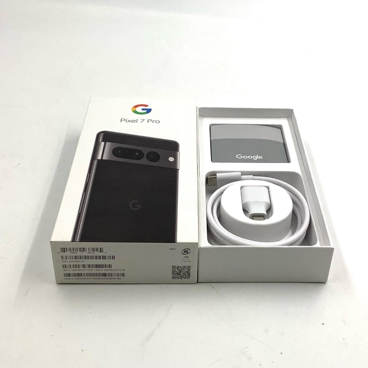 【最速発送】Google Pixel 7　Pro 128GB Obsidian SIMフリー GFE4J 白ロム【難有】