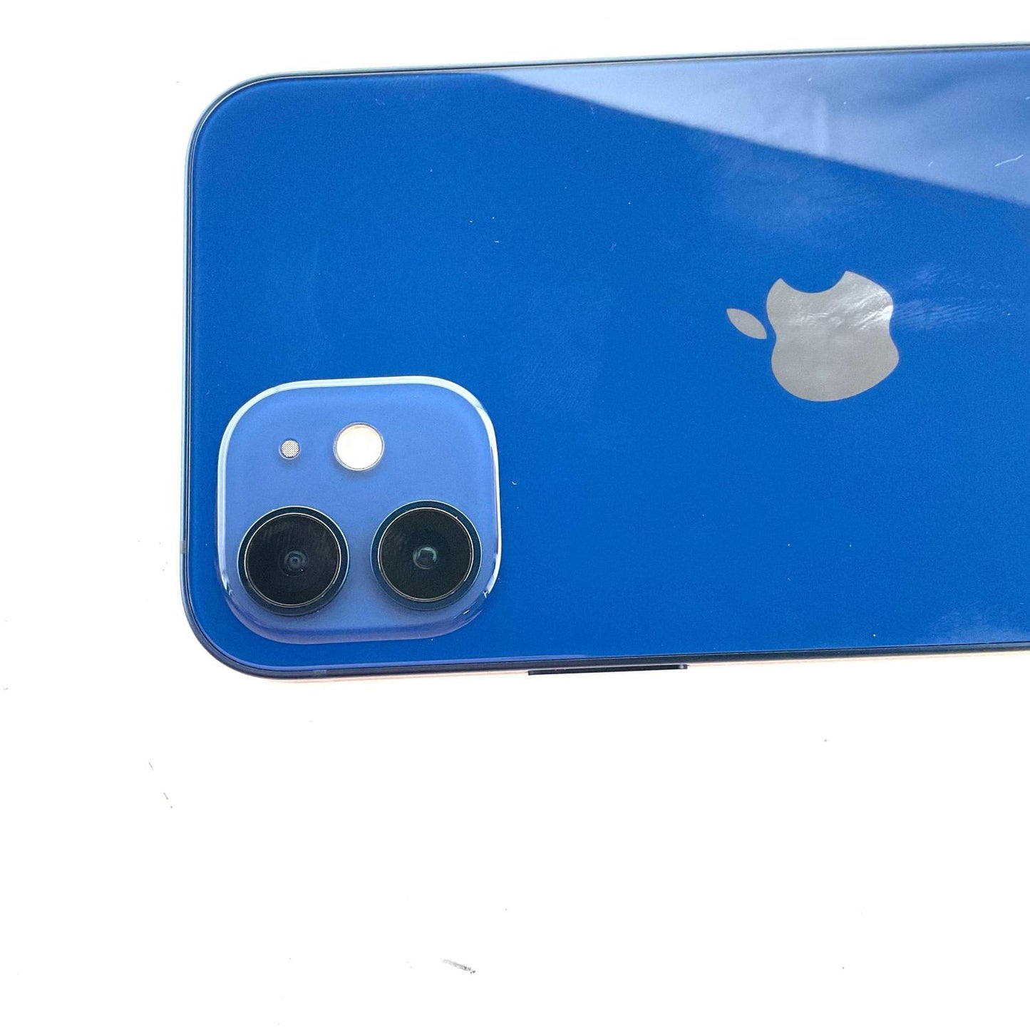 【全額返金保証】【最速発送】Apple iPhone iPhone 12 64GB ブルー Softbank SIMフリー 白ロム 動作確認済 83%
