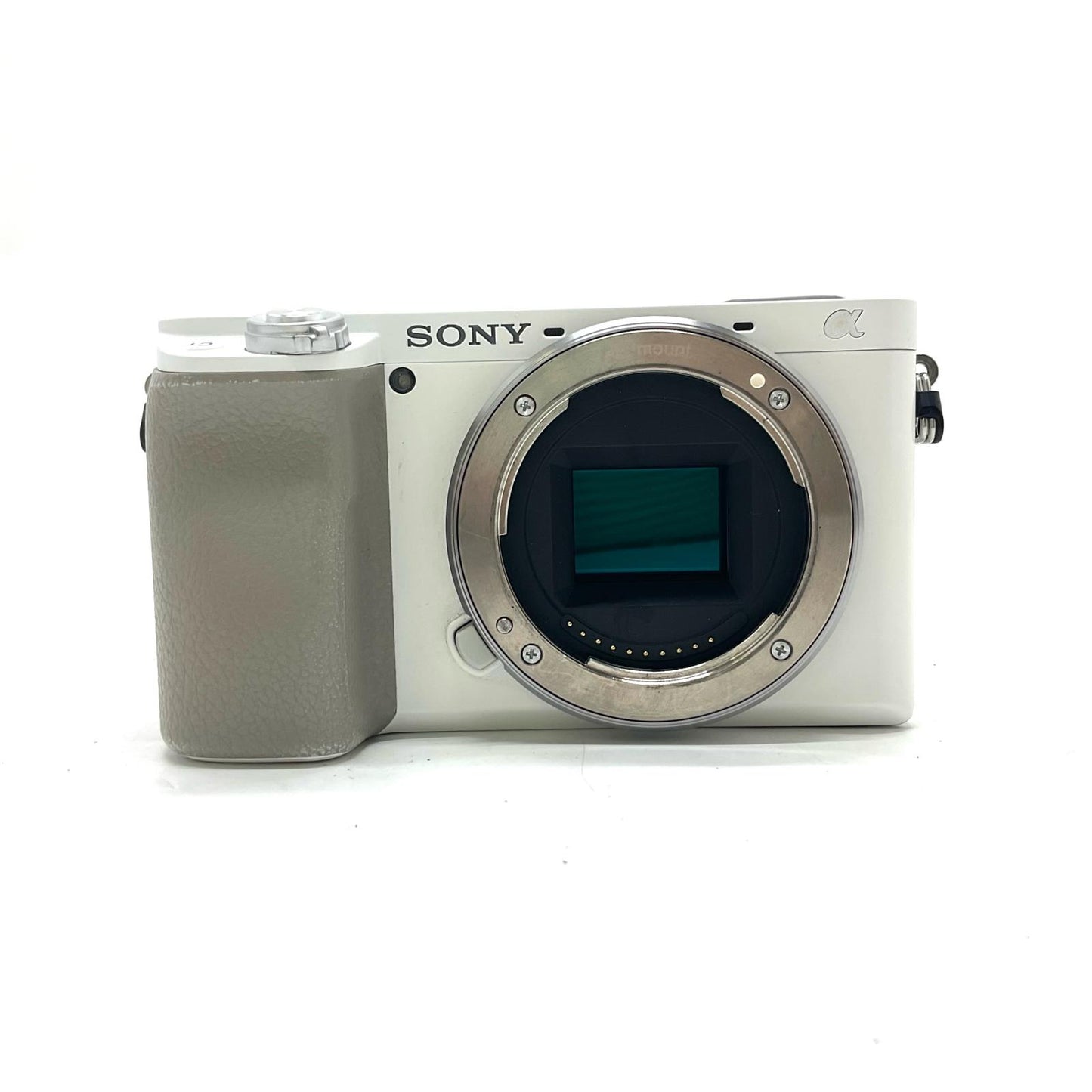 【最速発送】Sony デジタル一眼 α6100 ILCE-6100 ボディ ホワイト【難有】