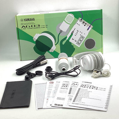 【全額返金保証】【最速発送】YAMAHA AG03 MK2 Live Streaming Pack 美品 動作確認済