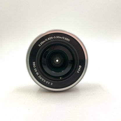 【全額返金保証】【最速発送】Sony E PZ 16-50mm F3.5-5.6 OSS SELP1650[シルバー] 美品 動作確認済