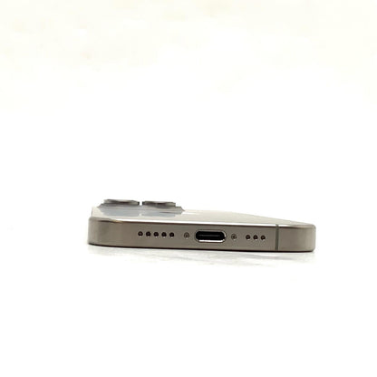 【全額返金保証】【最速発送】Apple iPhone iPhone 15 Pro 256GB ナチュラルチタニウム au SIMフリー 美品 動作確認済 90%