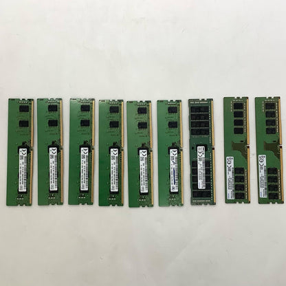 【全額返金保証】【最速発送】SAMSUNG・SK hynix メモリ DDR4-3200 DDR4 8GB 9枚セット 美品 動作確認済