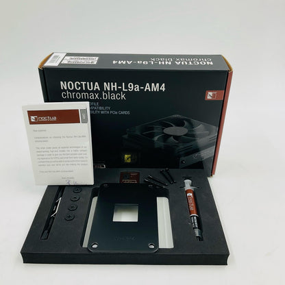 【全額返金保証】【最速発送】NOCTUA CPUクーラー CHROMAX BLACK NH-L9a-AM4 超美品 動作確認済