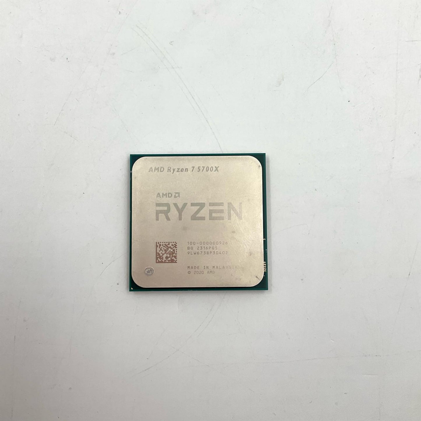 【全額返金保証】【最速発送】AMD CPU RYZEN 7 5700X 美品 動作確認済