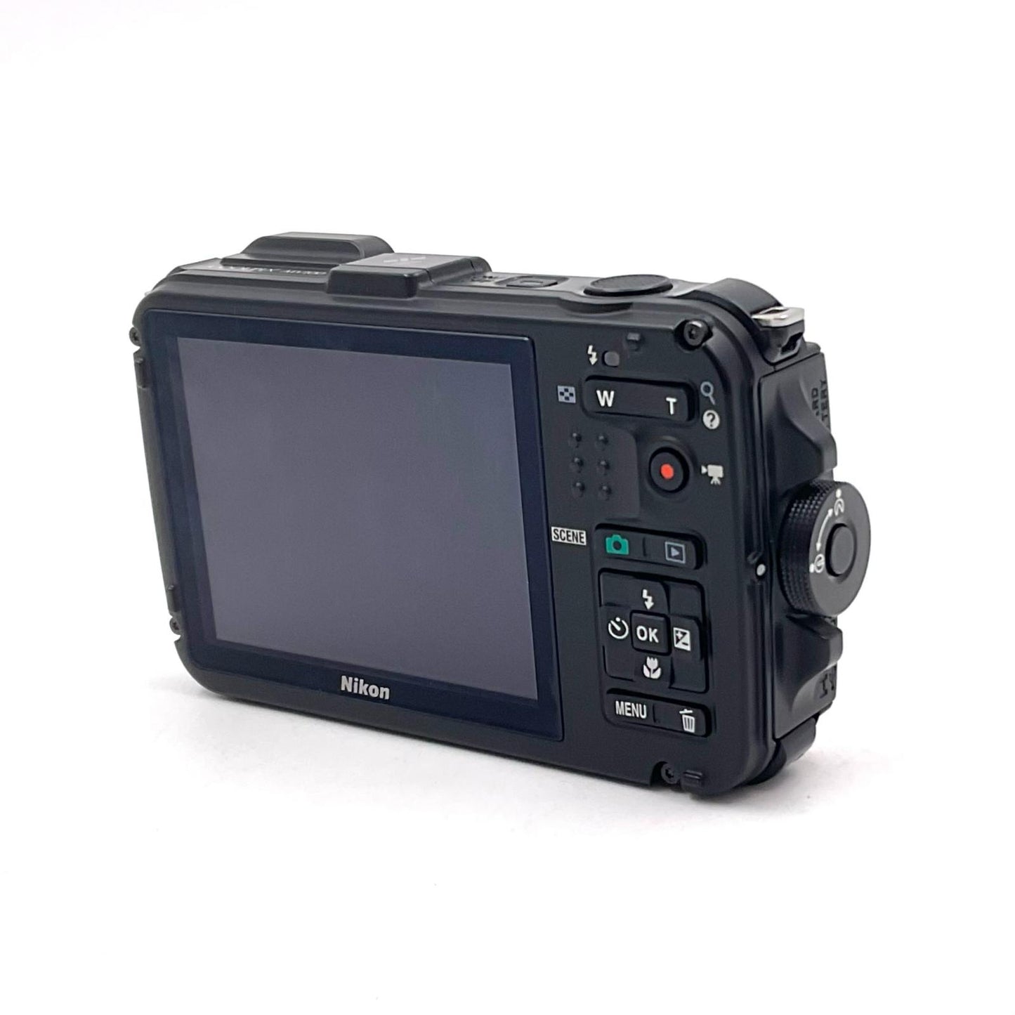 【全額返金保証】【最速発送】Nikon コンパクトデジタルカメラ COOLPIX AW100 美品 動作確認済