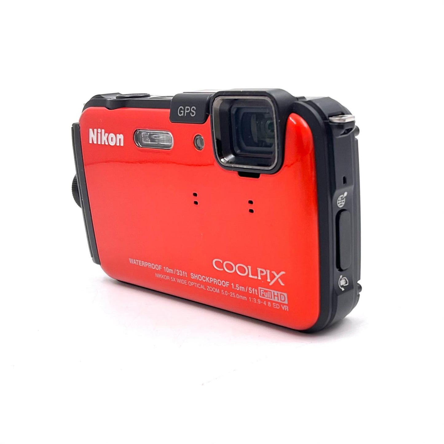 【全額返金保証】【最速発送】Nikon コンパクトデジタルカメラ COOLPIX AW100 美品 動作確認済