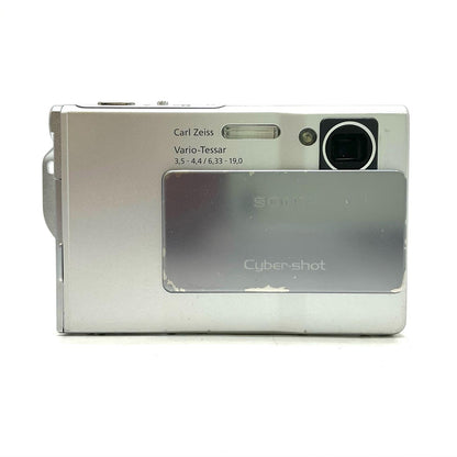 【全額返金保証】【最速発送】Sony コンパクトデジタルカメラ DSC-T7 美品 動作確認済