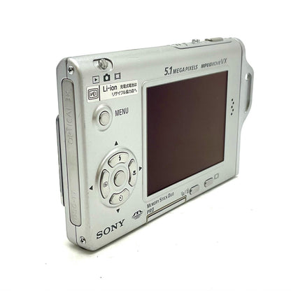 【全額返金保証】【最速発送】Sony コンパクトデジタルカメラ DSC-T7 美品 動作確認済