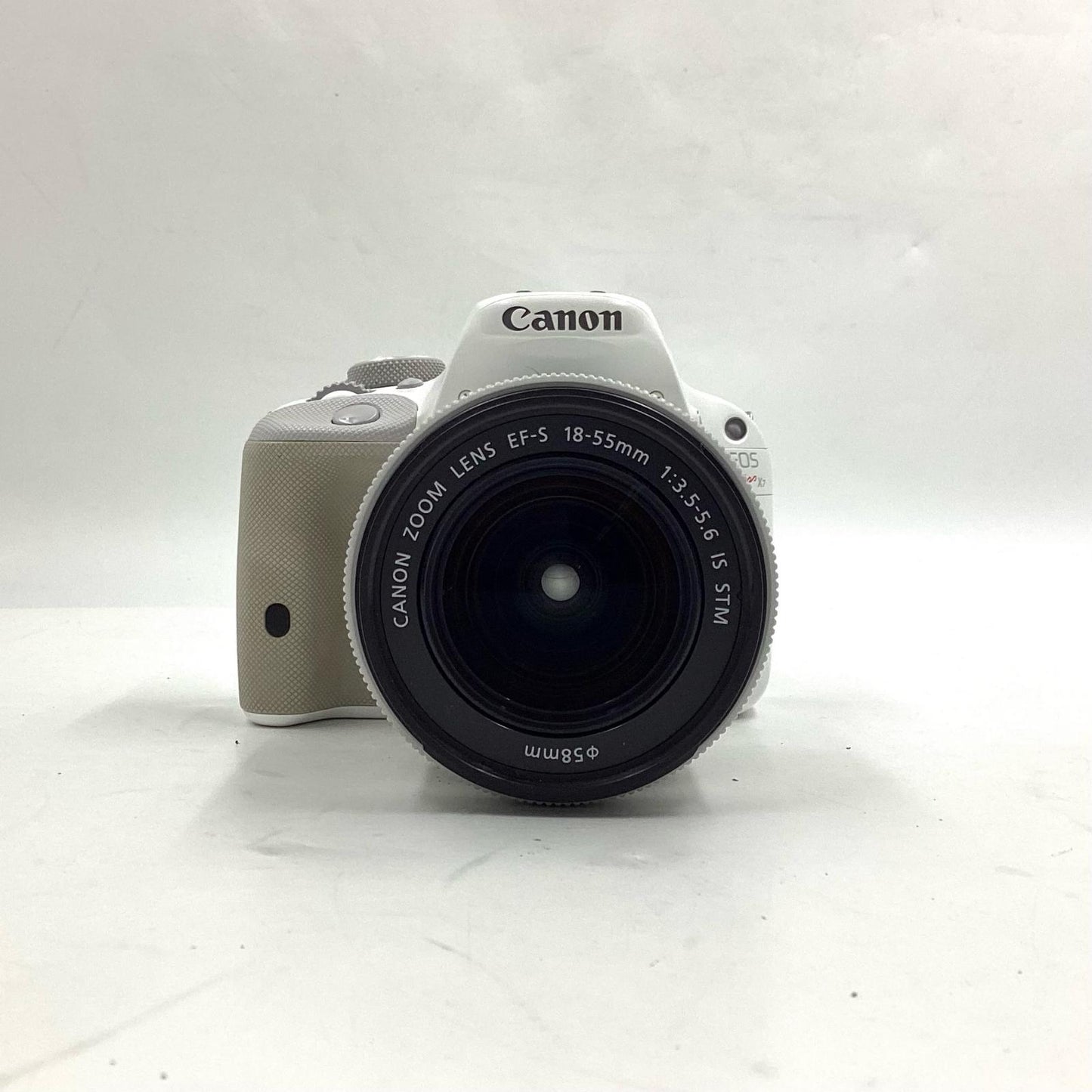 【全額返金保証】【最速発送】Canon デジタル一眼 EOS KISS X7 EF-S18-55 IS STM レンズキット ホワイト 美品 動作確認済